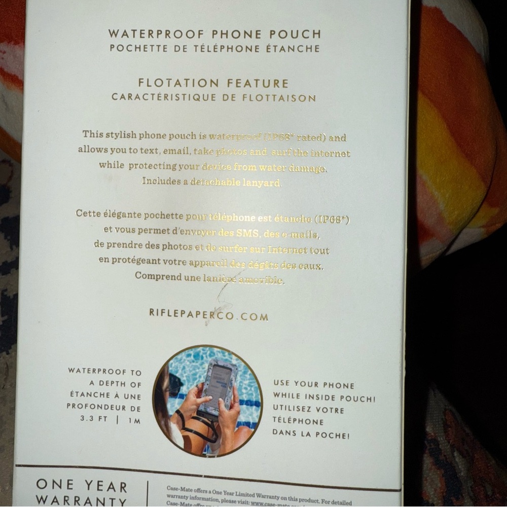 Rifle Paper Co. Blue Floral Phone Case - Picture 2 of 2